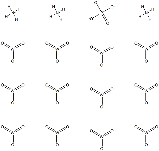 triammonium 12-wolframophosphate  结构式