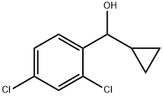 cyclopropyl(2,4-dichlorophenyl)methanol 结构式