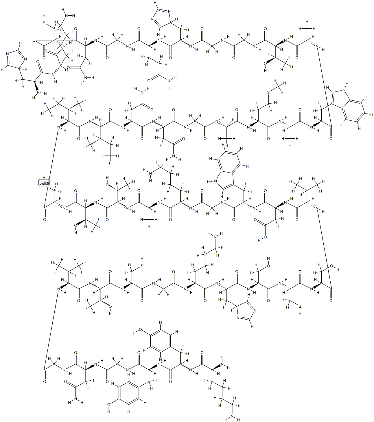 pediocin AcH 结构式