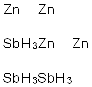 Zn4Sb3 结构式