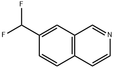 7-(二氟甲基)异喹啉 结构式