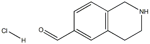 1,2,3,4-四氢异喹啉-6-甲醛盐酸 结构式