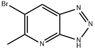 6-Bromo-5-methyl-v-triazolo[4,5-b]pyridine 结构式