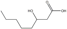 poly(3-hydroxyoctanoic acid) 结构式