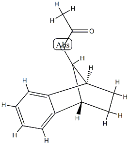 Acetic acid (9-syn)-1,2,3,4-tetrahydro-1β,4β-methanonaphthalen-9-yl ester 结构式