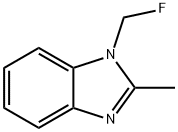 1-(氟甲基)-2-甲基-1H-苯并[D]咪唑 结构式