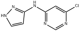 6-chloro-N-(1H-pyrazol-3-yl)pyrimidin-4-amine 结构式