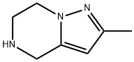 2-甲基-4,5,6,7-四氢吡唑并[1,5-A]吡嗪 结构式