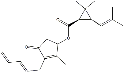 除虫菊素I 结构式