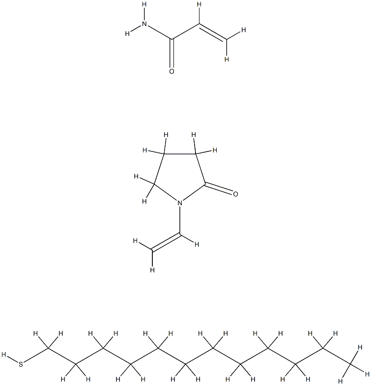 2-Propenamide, telomer with 1-dodecanethiol and 1-ethenyl-2-pyrrolidinone 结构式