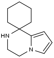 3',4'-二氢-2'H-螺[环己烷-1,1'-吡咯并[1,2-A]吡嗪 结构式