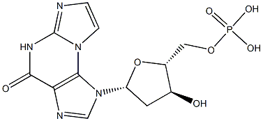 N(2),3-ethenodeoxyguanosine 5'-phosphate 结构式