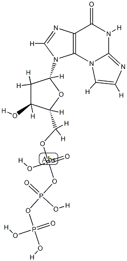 N(2),3-etheneodeoxyguanosine-5'-triphosphate 结构式