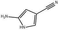 5-氨基-1H-吡咯-3-甲腈 结构式