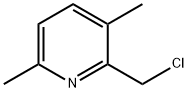 2-(chloromethyl)-3,6-dimethylpyridine 结构式