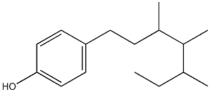 支链十二烷基酚 结构式