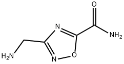 3-(氨基甲基)-1,2,4-恶二唑-5-甲酰胺 结构式