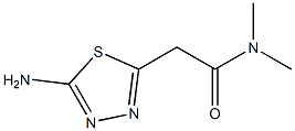 2-(5-氨基-3,3-二甲基-2,3-二氢-1,3LAMBDA4,4-噻二唑-2-基)乙酰胺 结构式