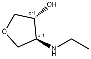 (3R,4S)-4-(ethylamino)tetrahydro-3-furanol(SALTDATA: FREE) 结构式