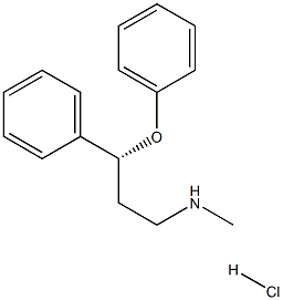 (R)-DE(TRIFLUOROMETHYL) FLUOXETINE HYDROCHLORIDE 结构式