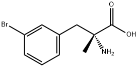 (R)-Α-METHYL-3-BROMOPHENYLALANINE·H<SUB>2<SUB>O 结构式