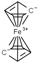 ferrocenium 结构式