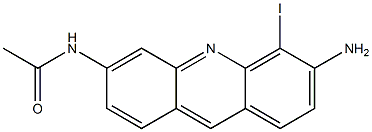 3-acetamido-5-iodoproflavine 结构式