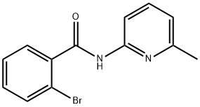 2-bromo-N-(6-methylpyridin-2-yl)benzamide 结构式