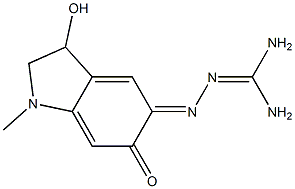 Adrenochrome monoguanylhydrazone 结构式