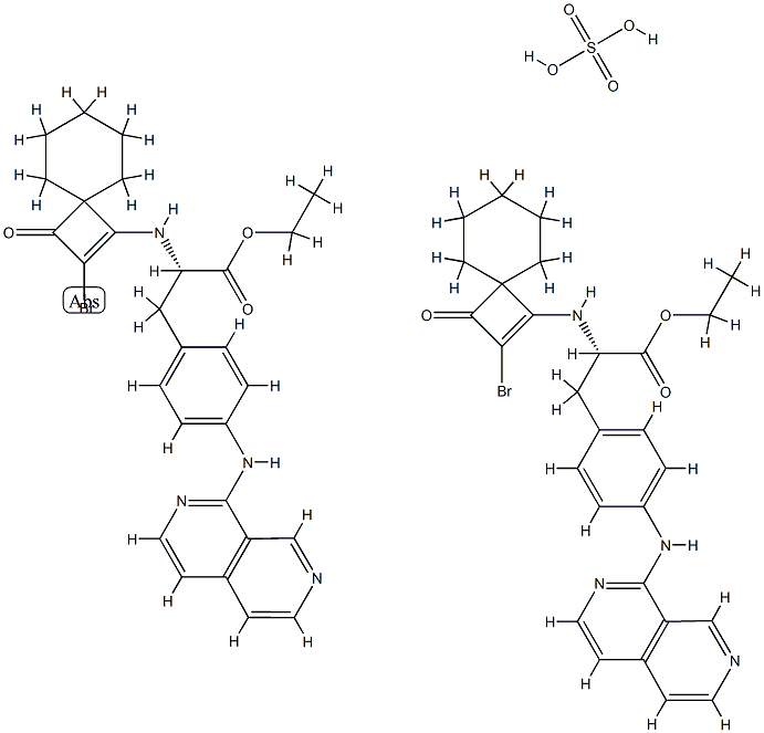 (S)-3-(4 - ((2,7-萘啶-1-基)氨基)苯基)-2 - ((2-溴-3-氧代螺〔3.5 结构式