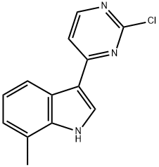 3-(2-氯嘧啶-4-基)-7-甲基-1H-吲哚 结构式