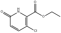 3-氯-6-氧代-1,6-二氢吡啶-2-甲酸乙酯 结构式