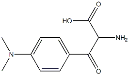 Phenylalanine,  4-(dimethylamino)--bta--oxo- 结构式