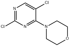 4-(2,5-dichloropyrimidin-4-yl)morpholine 结构式