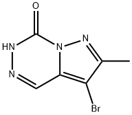 3-溴-2-甲基吡唑并[1,5-D][1,2,4]三嗪-7(6H)-酮 结构式