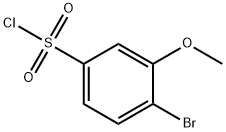 4-溴-3-甲氧基苯-1-磺酰氯 结构式