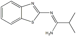 2-Benzothiazolamine,N-[(1-methylethyl)carbonimidoyl]-(9CI) 结构式