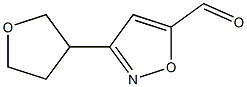 5-Isoxazolecarboxaldehyde,3-(tetrahydro-3-furanyl)-(9CI) 结构式