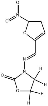 四氘代呋喃唑酮 结构式