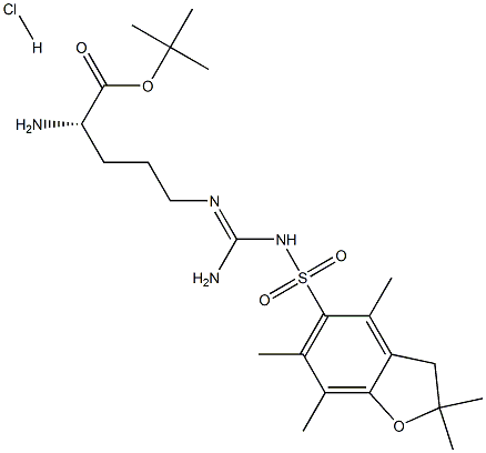 H-Arg(Pbf)-OtBu · HCl 结构式