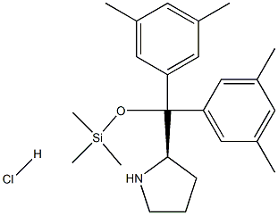 (R)-Α,Α-双(3,5-二甲苯基)脯氨醇-三甲基硅醚 结构式