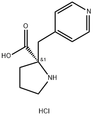 (S)-Alpha-(4-Pyridinylmethyl)-Pro2HCl 结构式