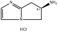 (6R)-6,7-Dihydro-5H-pyrrolo[1,2-a]iMidazol-6-aMine Hydrochloride 结构式