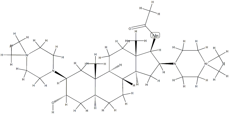 3-desacetylpipecuronium 结构式