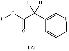 3-Pyridylacetic--d2 Acid-OD DCl 结构式