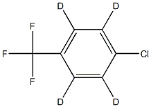 4-CHLORO-A,A,A-TRIFLUOROTOLUENE-D4 结构式