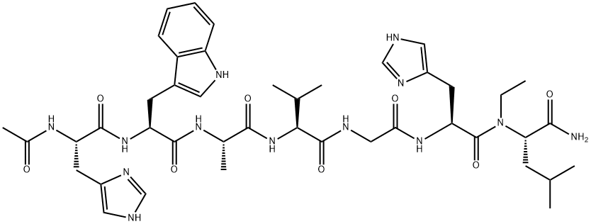 N-acetyl-gastrin releasing peptide (20-26) ethyl ester 结构式