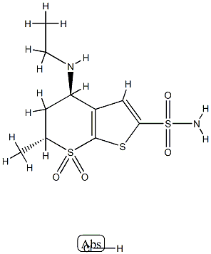多佐胺EP杂质A HCl 结构式
