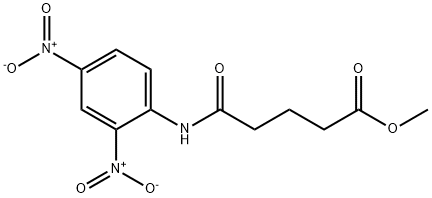 Pentanoic acid, 5-[(2,4-dinitrophenyl)amino]-5-oxo-, methyl ester 结构式