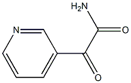 2-氧代-2-(3-吡啶基)乙酰胺3-吡啶基草酰胺 结构式